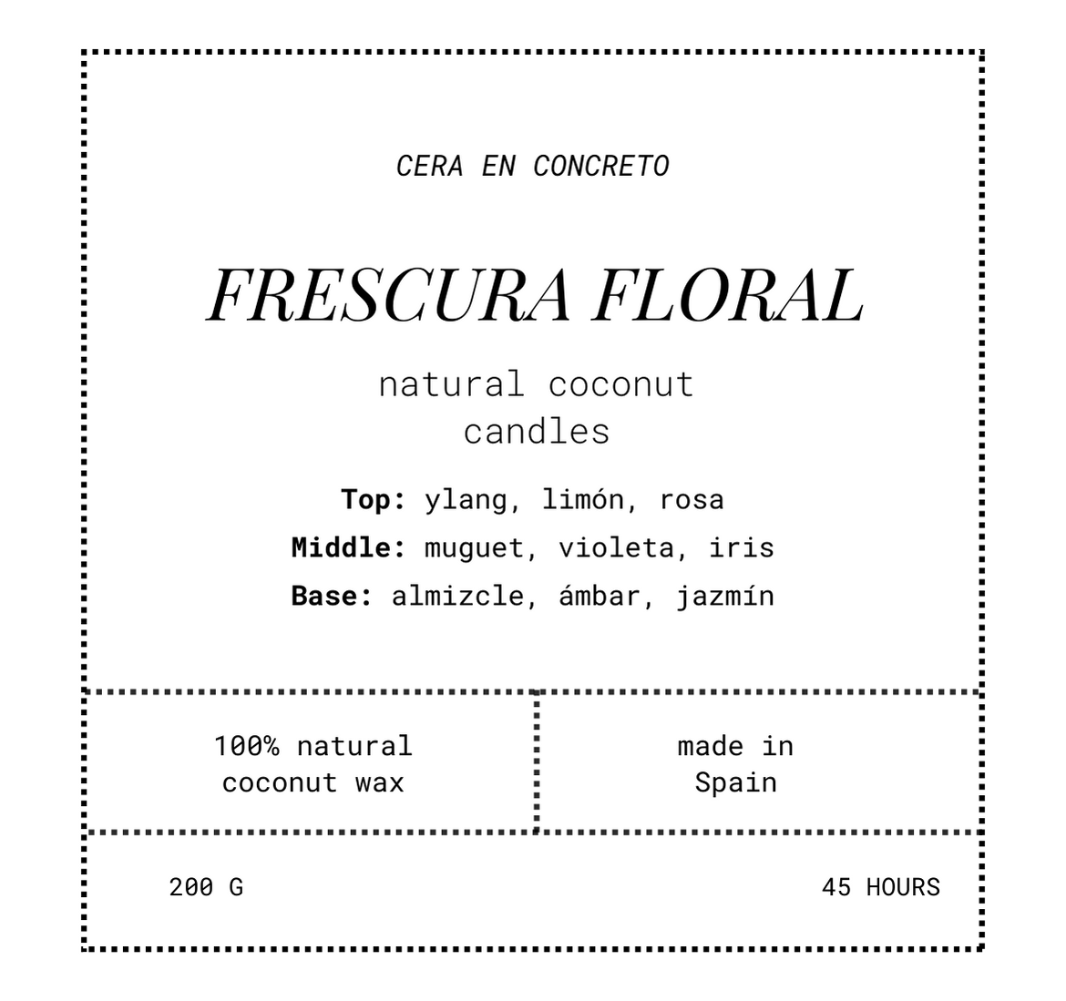 Frescura Floral - Vela Aromática 200g