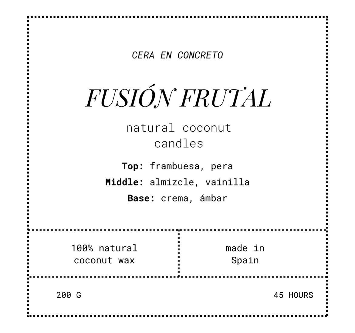 Fusión Frutal - Vela Aromática 200g