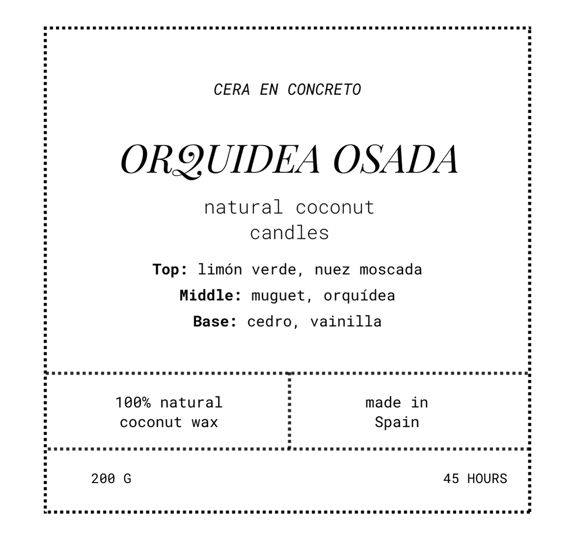Orquídea Osada - Vela Aromática 200g
